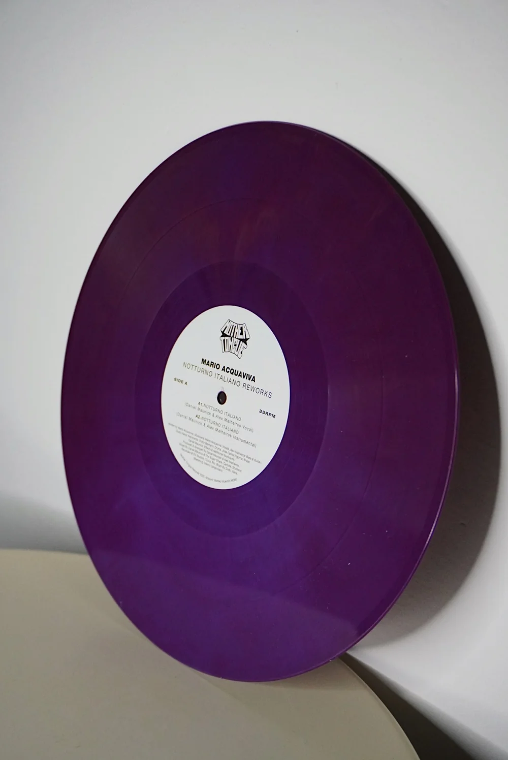 Mario Acquaviva "Notturno Italiano Reworks" (including Ron Trent remix) (magenta) view 5