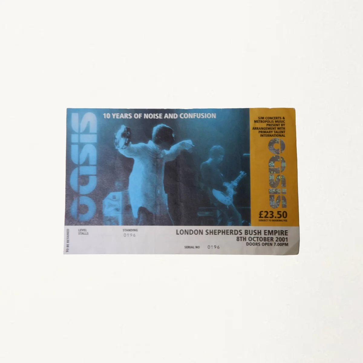 Oasis – Archive Ticket Collection (1997–2005) view 3