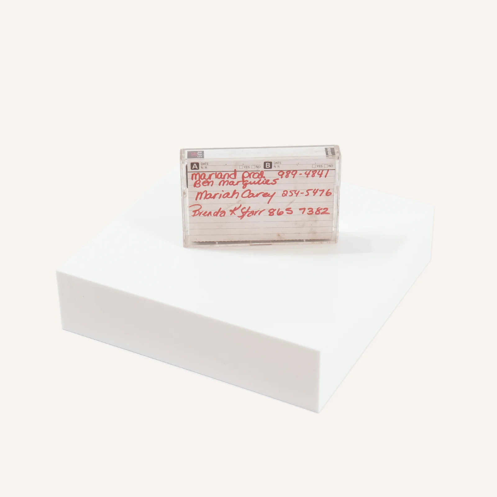 Mariah Carey Demo Tape [1988] view 2