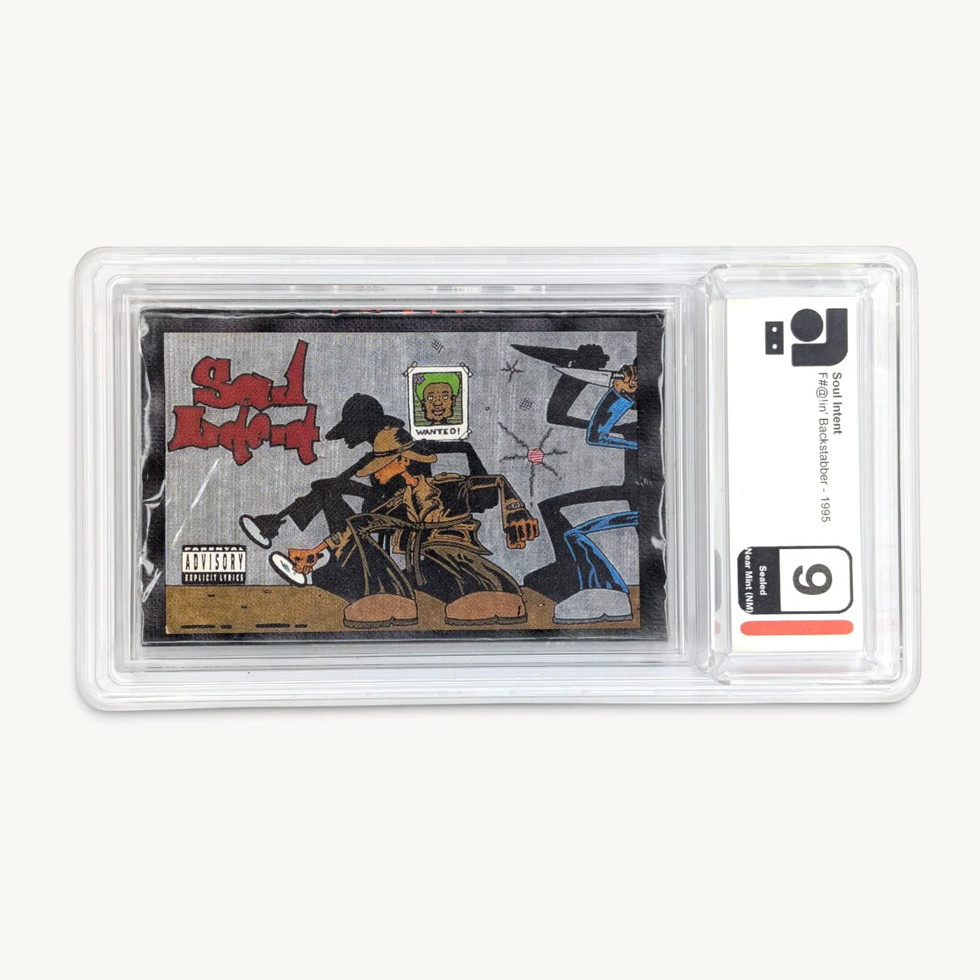 Soul Intent – "F#@!in' Backstabber" b/w "Biterphobia" sealed cassette single AMG graded 9 view 3