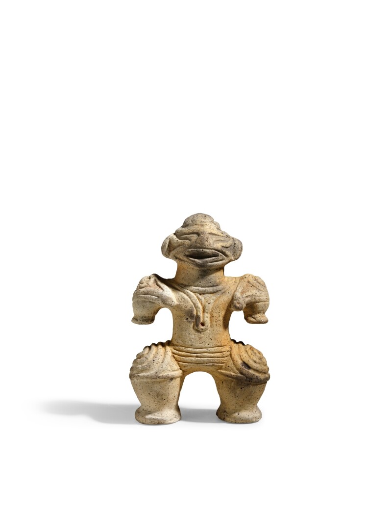 An earthenware figure of a woman, dogu, Late Jomon period, 1000 – 400 BCE 