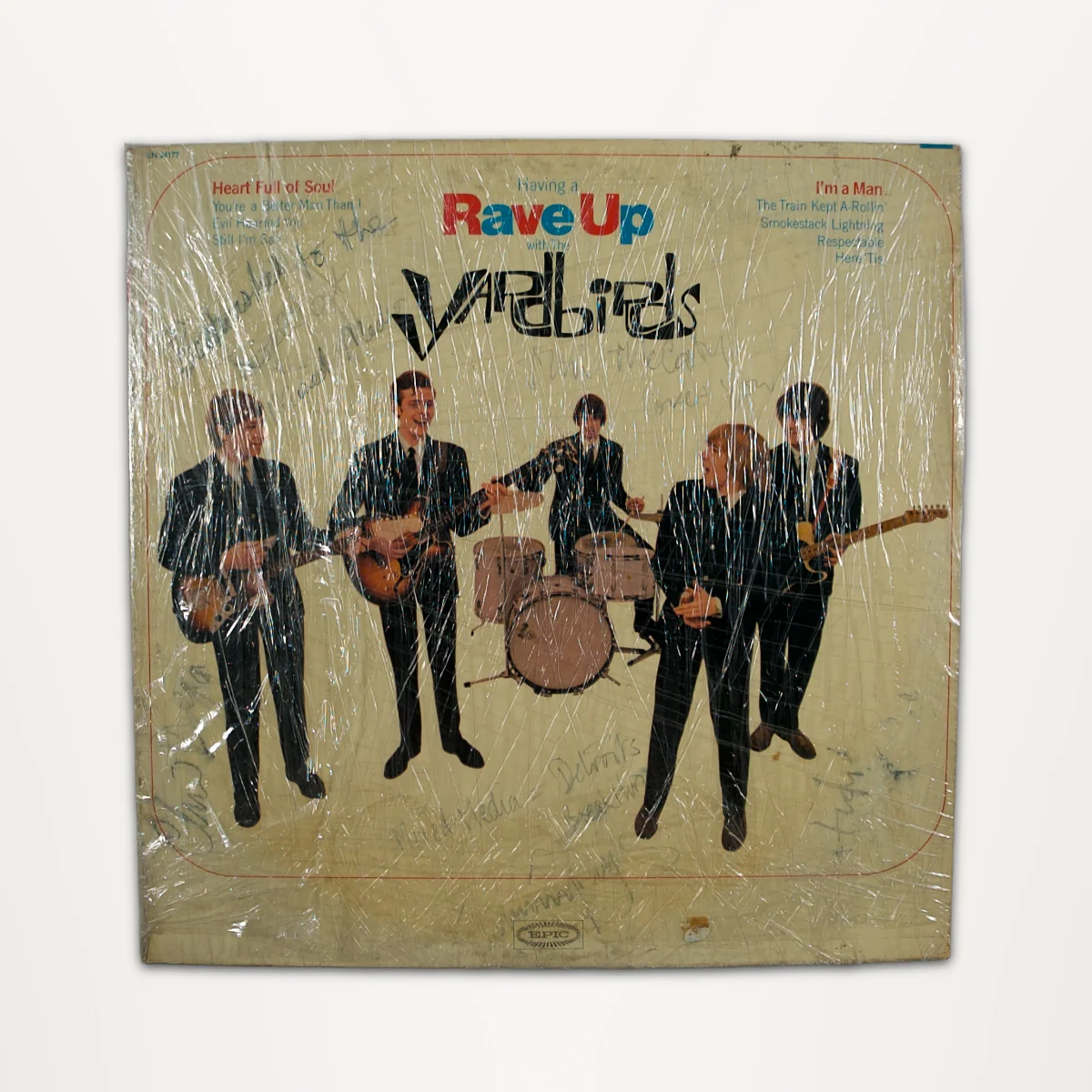The Yardbirds – Having a Rave Up Signed LP view 3