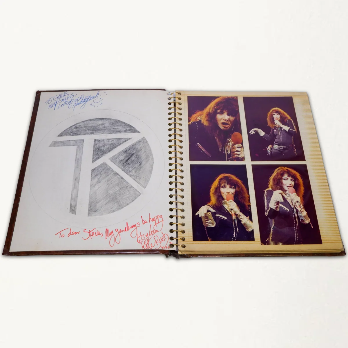Kate Bush – Personally Inscribed Kate Bush Club Photo Album view 3