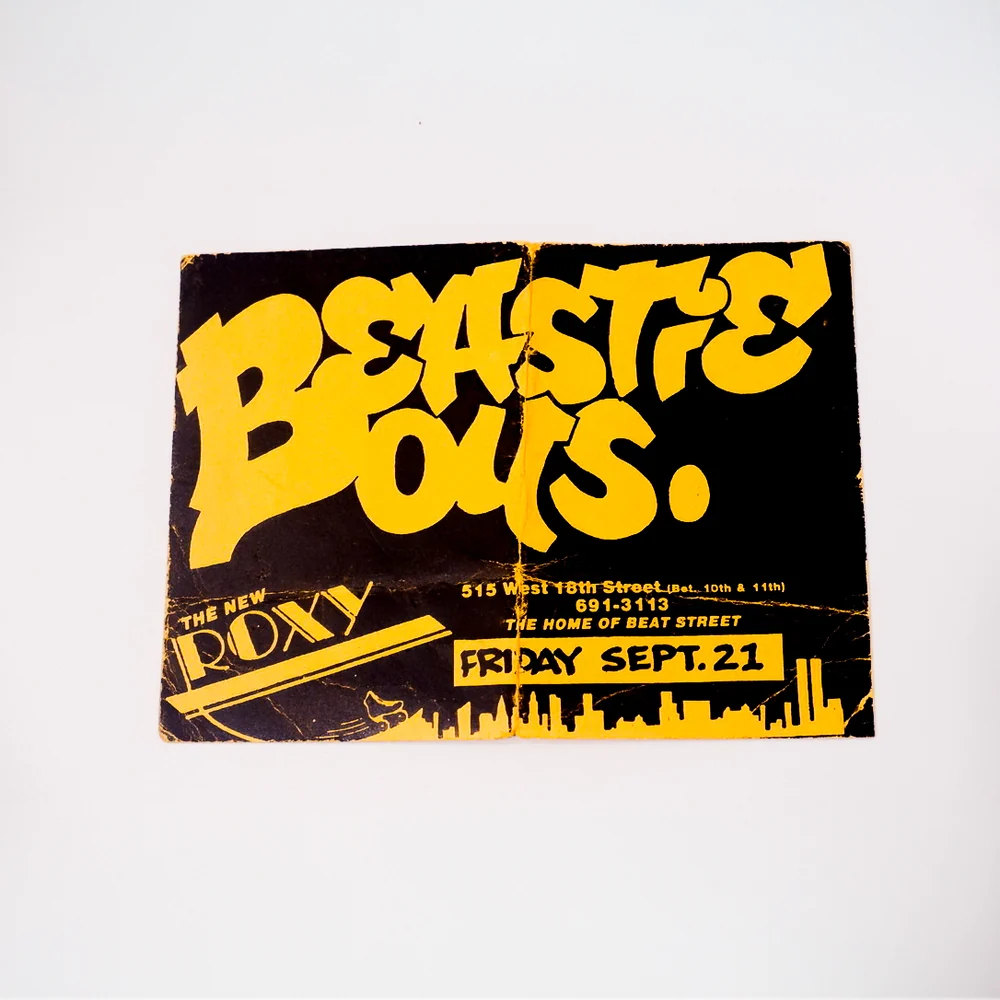 Beastie Boys – Original Roxy Flyer (1980s, NYC)